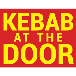 Kebab at the door  logo.